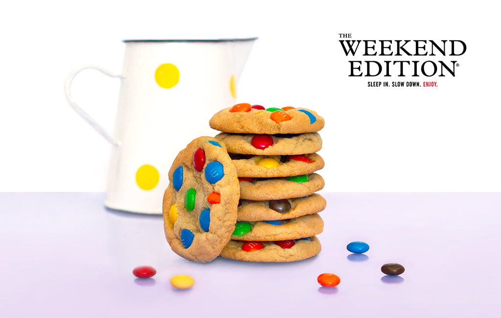 M&M's Cookies with The Weekend Edition Logo